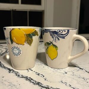 Papart seramics lemon mug set